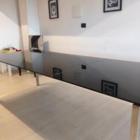 Tavolo in vetro temperato 160(230)X90