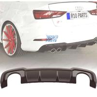 DIFFUSORE AUDI A3 S LINE SEDAN 17-20 LOOK RS3