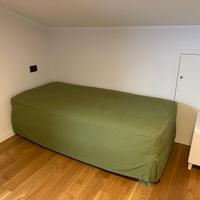 Letto singolo imbottito
