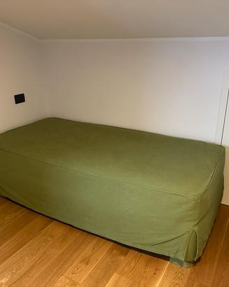 Letto singolo imbottito