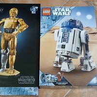 LOTTO LEGO STAR WARS ROBOT 75398 C 3PO+75379 R2-D2