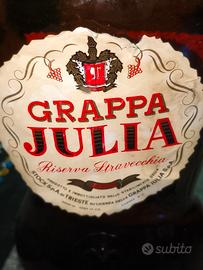 grappa Julia riserva stravecchia anni 60 70 