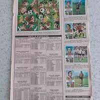 Pagina centrale album calciatori panini 1972/73