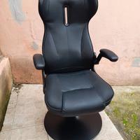 poltrona girevole ribaltabile 