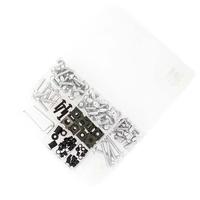 Kit viti carena moto scooter argento KITVIS4