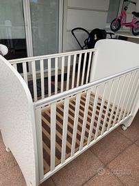 Lettino bambini DOIMO con materasso e paracolpi