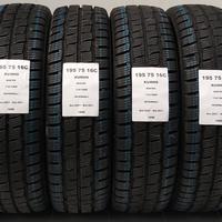 4 GOMME 195 75 16C KUMHO A1898