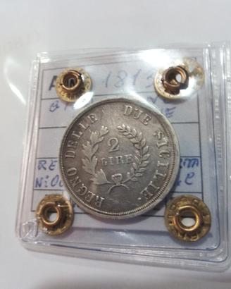 Gioacchino Napoleone 1814, 2 lire, R