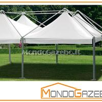 Gazebo Mod. Moon 4x6 acciaio telo impermeabile NEW