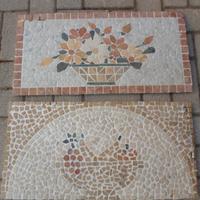 DUE MOSAICO RETE MURO TAVERNA DISEGNO RIVESTIMENTO