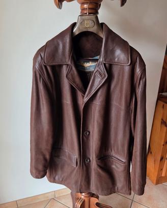 Giacca uomo tg.50 vera pelle Forester  vintage