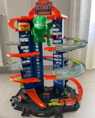 Pista Hot Wheels T-REX e macchine