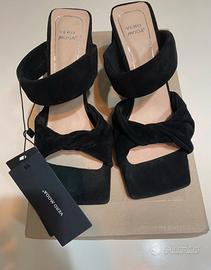 Sandali in camoscio con tacco Vero Moda – nuovi