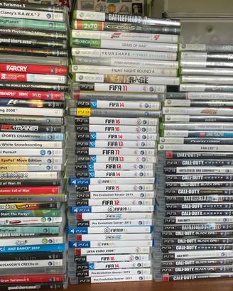 Lotto set della Xbox 360 / One e della PlayStation