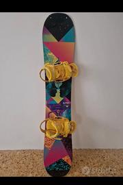 Burton lipstick cm141 snowboard + attacchi