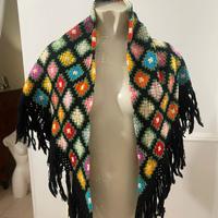 Scialle all' uncinetto vintage 