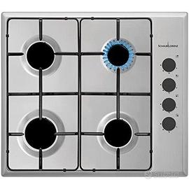 PIANO COTTURA INOX 4 FUOCHI SSPC604XL SCHAUB LOREN