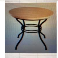 BASI PER TAVOLO DA GIARDINO IN FERRO H. 71 CM