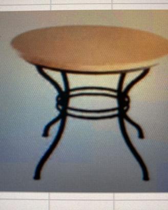 BASI PER TAVOLO DA GIARDINO IN FERRO H. 71 CM