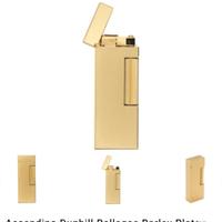 accendino Dunhill placcato oro 