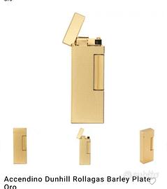 accendino Dunhill placcato oro 