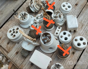 prese portalampada e deviatori in ceramica