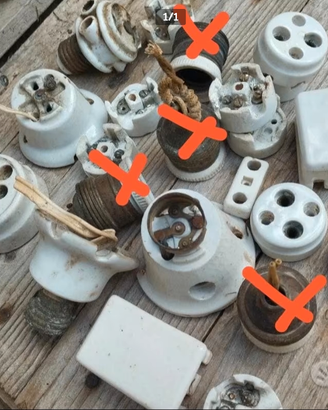 prese portalampada e deviatori in ceramica