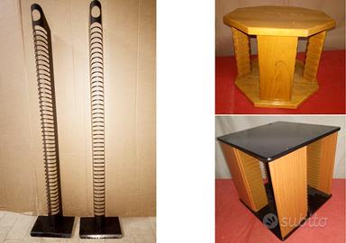 Porta CD a colonna e a cubo