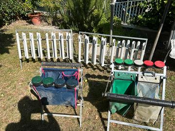 Portacanne 14 posti e porta pesci