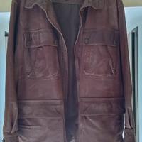 Giubbotto in vera pelle Timberland marrone – tg L