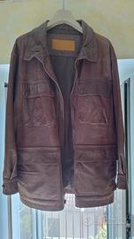 Giubbotto in vera pelle Timberland marrone – tg L