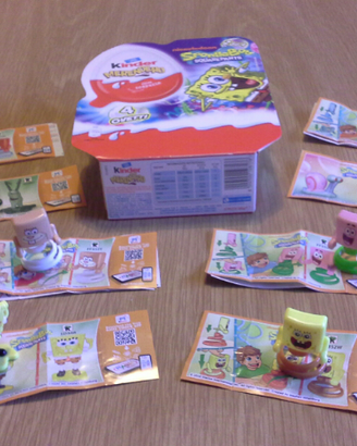 Kinder Merendero Spongebob serie completa