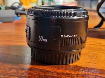 Obiettivo Canon EF 50mm f/ 1.8II