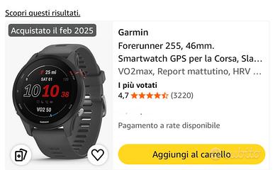 Garmin forrunner 255