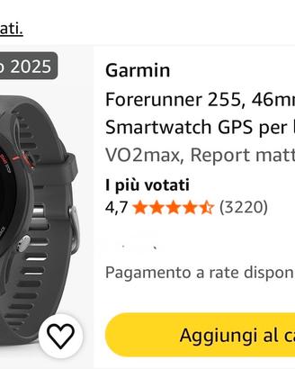 Garmin forrunner 255