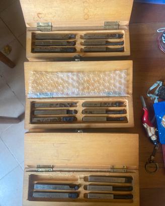Lotto 3 scatole utensili tornio