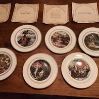 Serie sei piatti vintage Royal Worcester 