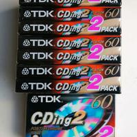 10 Musicassette Vintage TDK CDing2 60