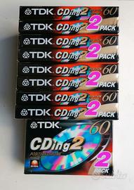 10 Musicassette Vintage TDK CDing2 60
