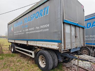 Rimorchio due assi ribaltabile