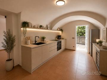 Loano si propone villetta con giardino e box auto