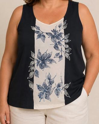canotta donna sartoriale 