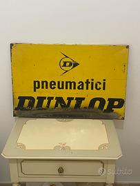 Insegna in metallo dunlop