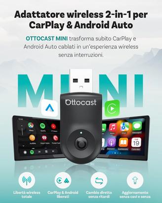 Adattatore Carplay android auto senza fili 