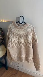 Maglione caldo color crema Mango