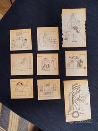 Ugo Guarino – Lotto completo di 9 tavole originali