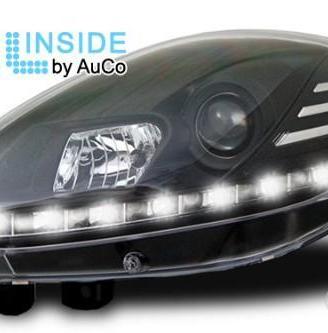 Fari anteriori DRL LED Fiat Punto Evo Led 09-12