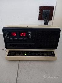 Radio sveglia Grundig vintage