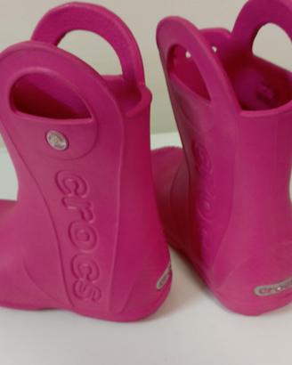 Stivali di gomma Crocs per bambini.