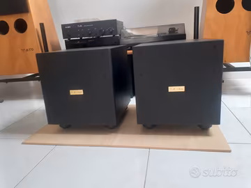 Coppia subwoofer D.G  Audio - JBL, 120hz, 12db oct